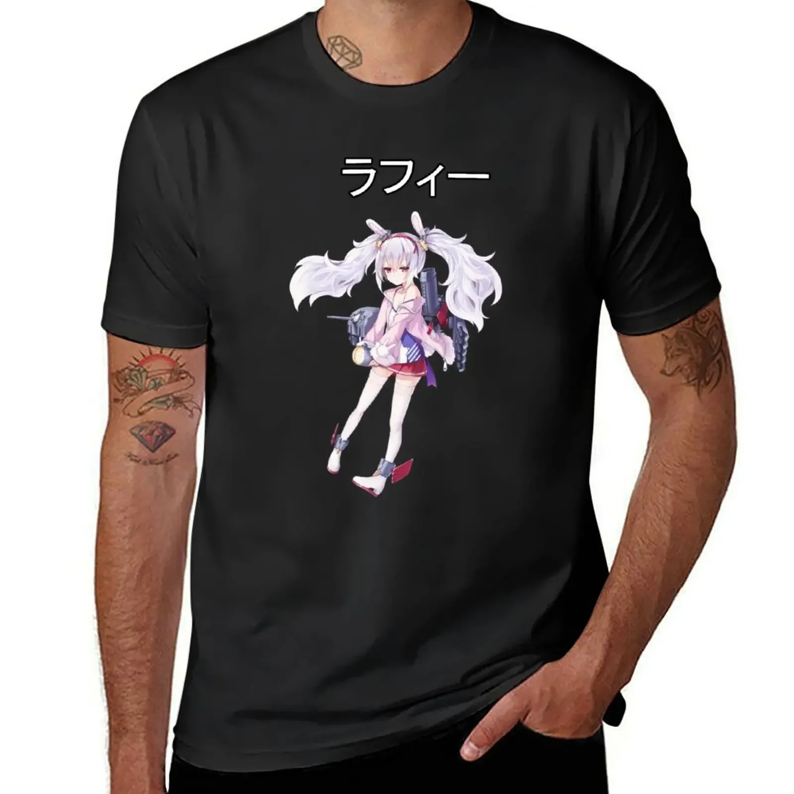 

Laffey Azur Lane T-Shirt cheap stuff Blouse t shirt men 100℅ cotton