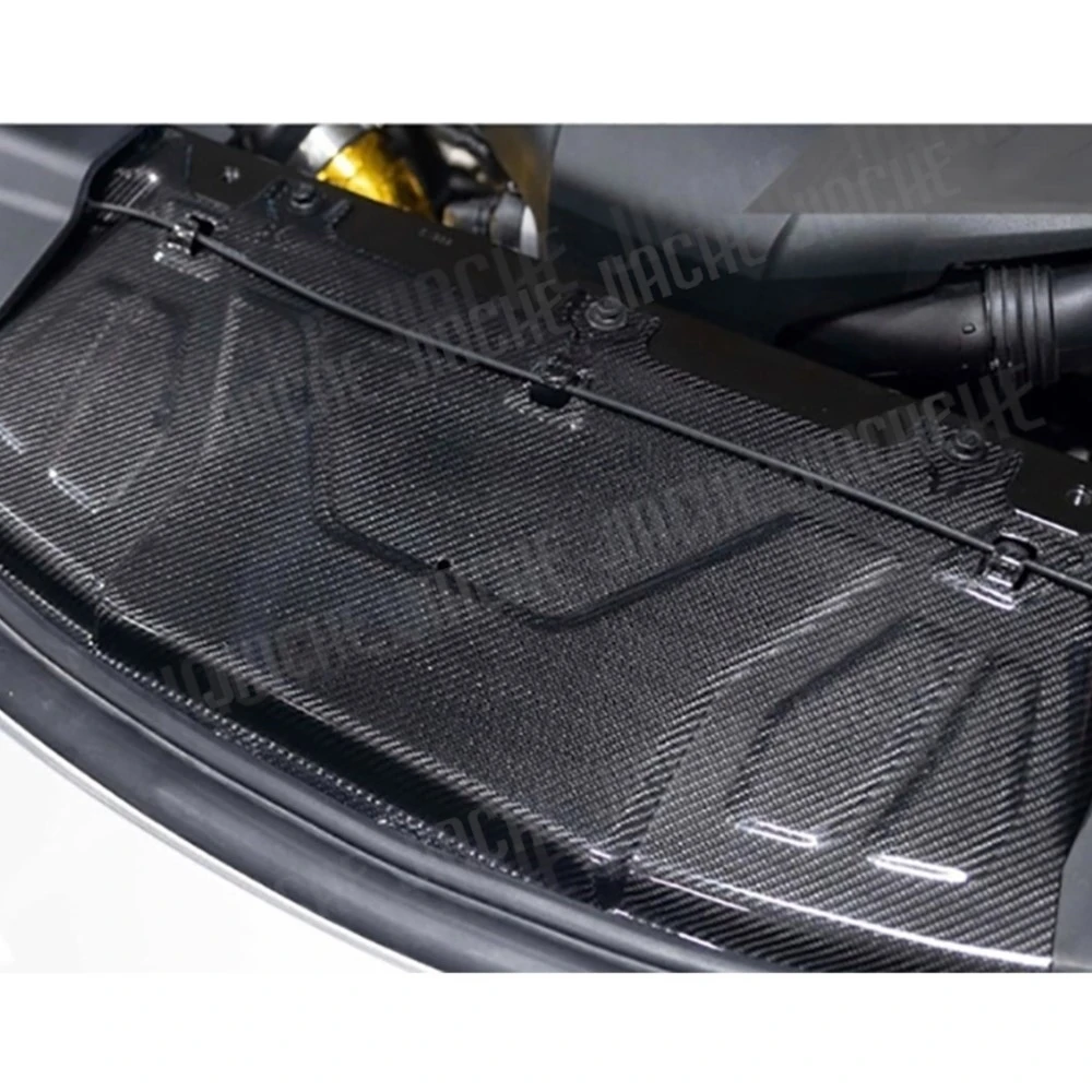 JIACHE Dry Carbon Fiber Car Interior Engine Cover Plate Body Kits For Toyota SUPRA A90 A91 2019+ Car Accessories - view 6