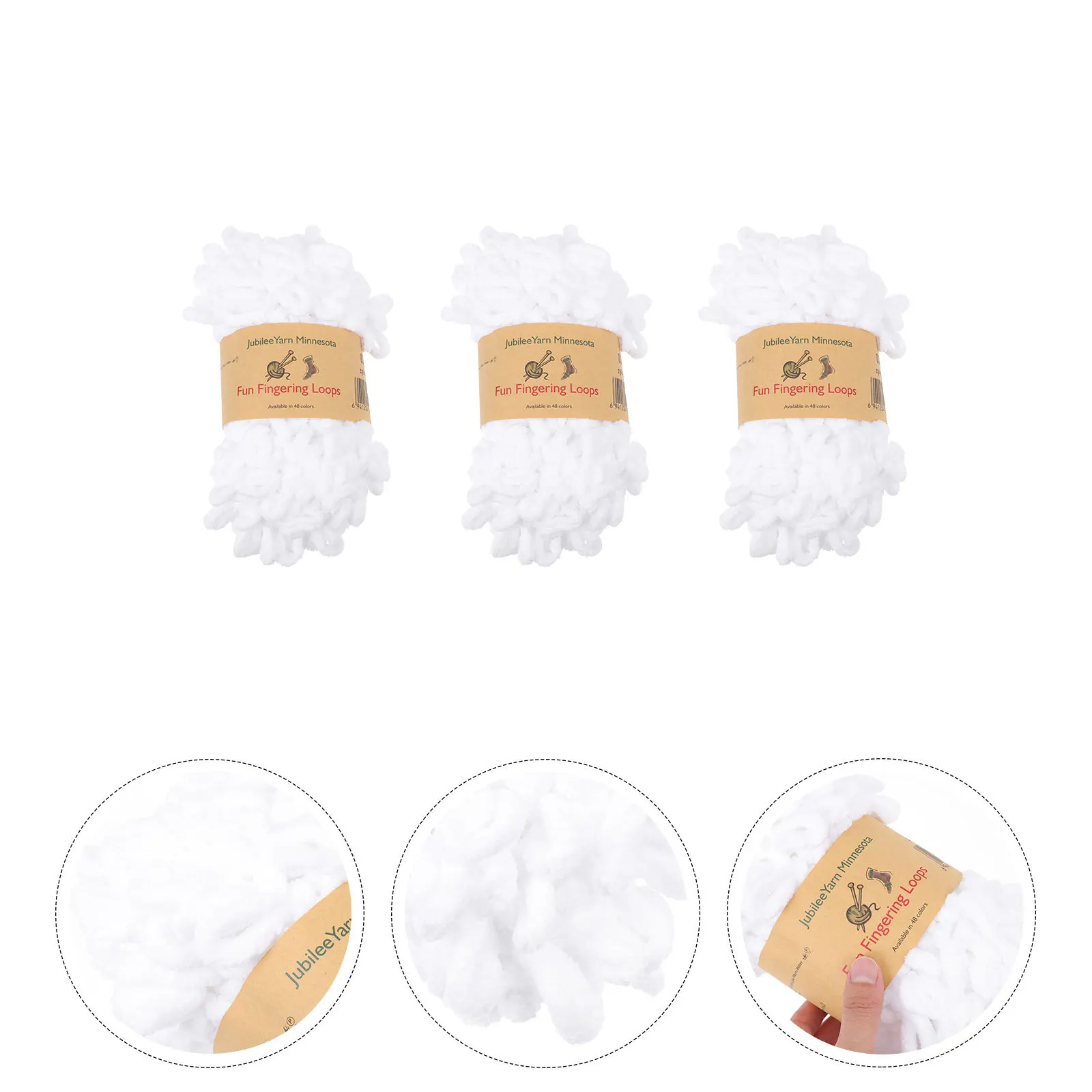 

3pcs Knitting Woven Thread 3 Rolls Children Hand Knitted Yarn Soft Polyester Wool For Diy Crafts Sweaters Scarf Crochet Yarn