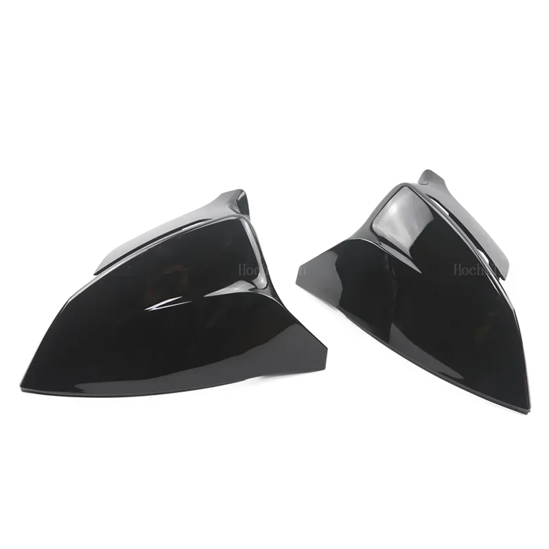 2x Sport style Black Side Mirror cover Caps for Seat Cupra Ateca KH7 Tarraco KN2 2016-2024