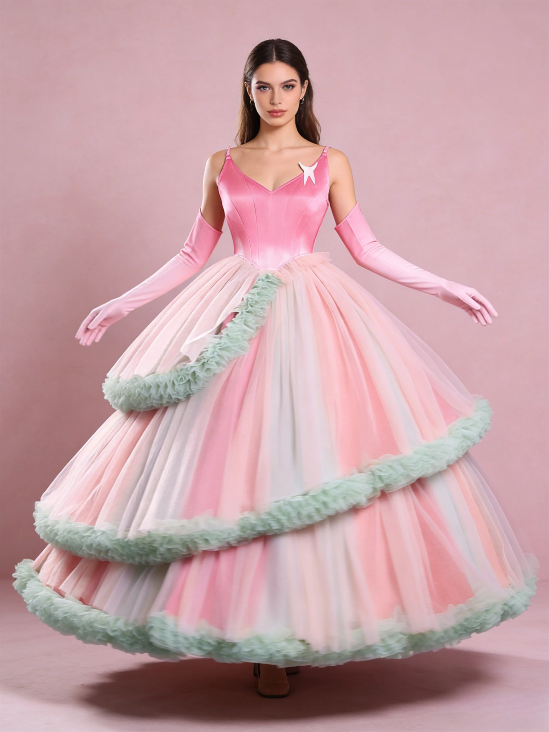 3PCS Adult Models Simplicity Concealable Mask Solid Color Dust-proof Mask Halloween Role-playing Costume Props Accessories