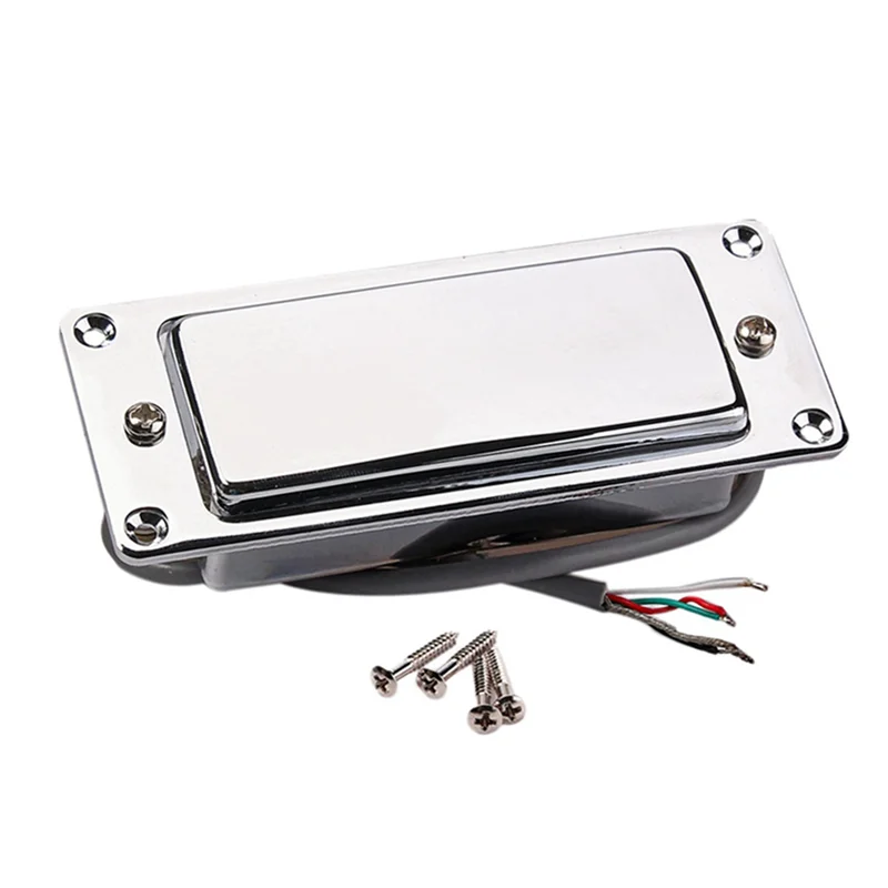 Y67A-2X Mini Humbucker Kit pickup per chitarra elettrica Strumento per chitarra trimmer per liutaio cromato