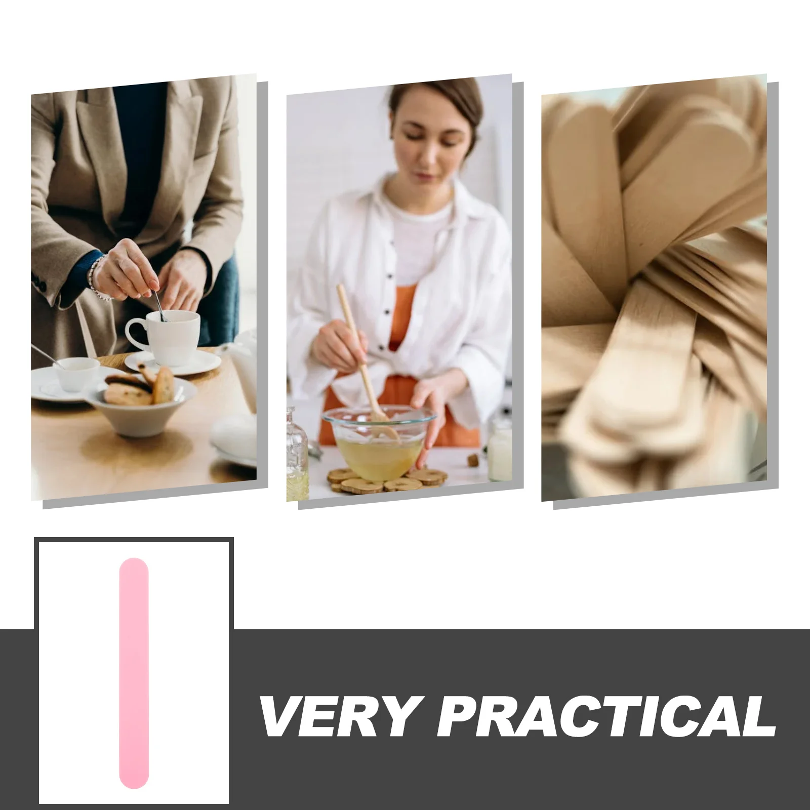 

5pcs 5 PCS Plastic Dental Tongue Scraper Large Depressor Sticks Spatulas Mouth Depressors Clinic Oral Care