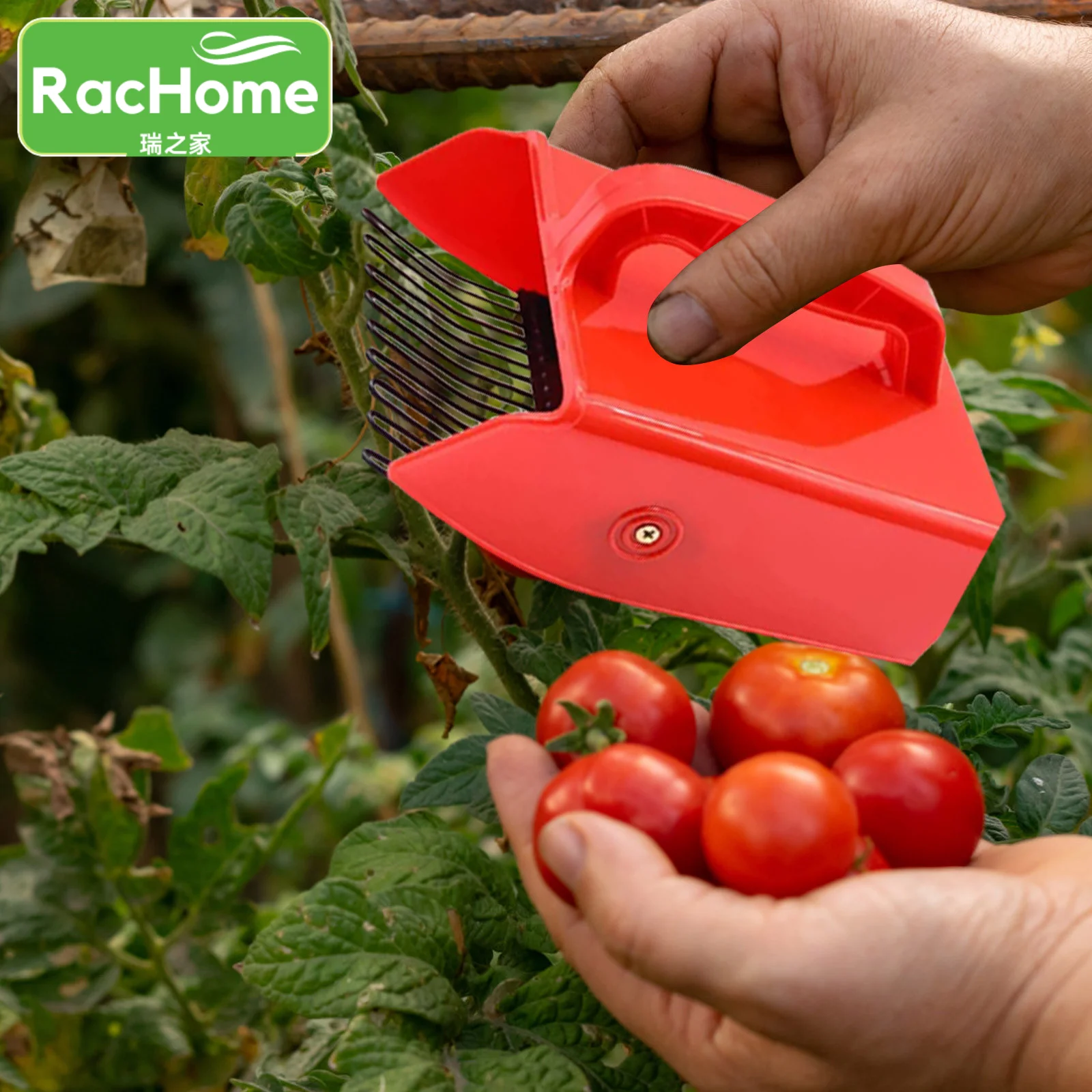 

Harvester Berry Picker Outdoor Collector Scoop Ergonomic Professional Fruit Rake Berry Collector With Comb Portable Garden Tool