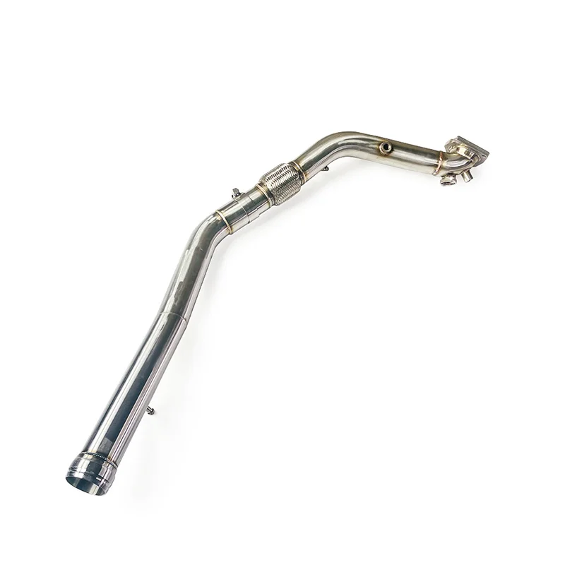 For Jeep Wrangler Rubicon JL 2.0T stainless steel head section With Heat shield high flow performance exhaust downpipe