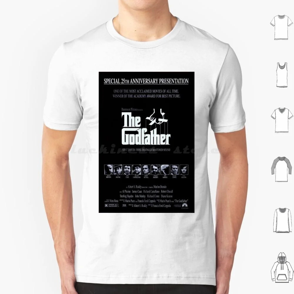 The Godfather T Shirt Cotton Men Women DIY Print Godfather The Godfather Mafia Movie Film Al Pacino Corleone Italian Classic