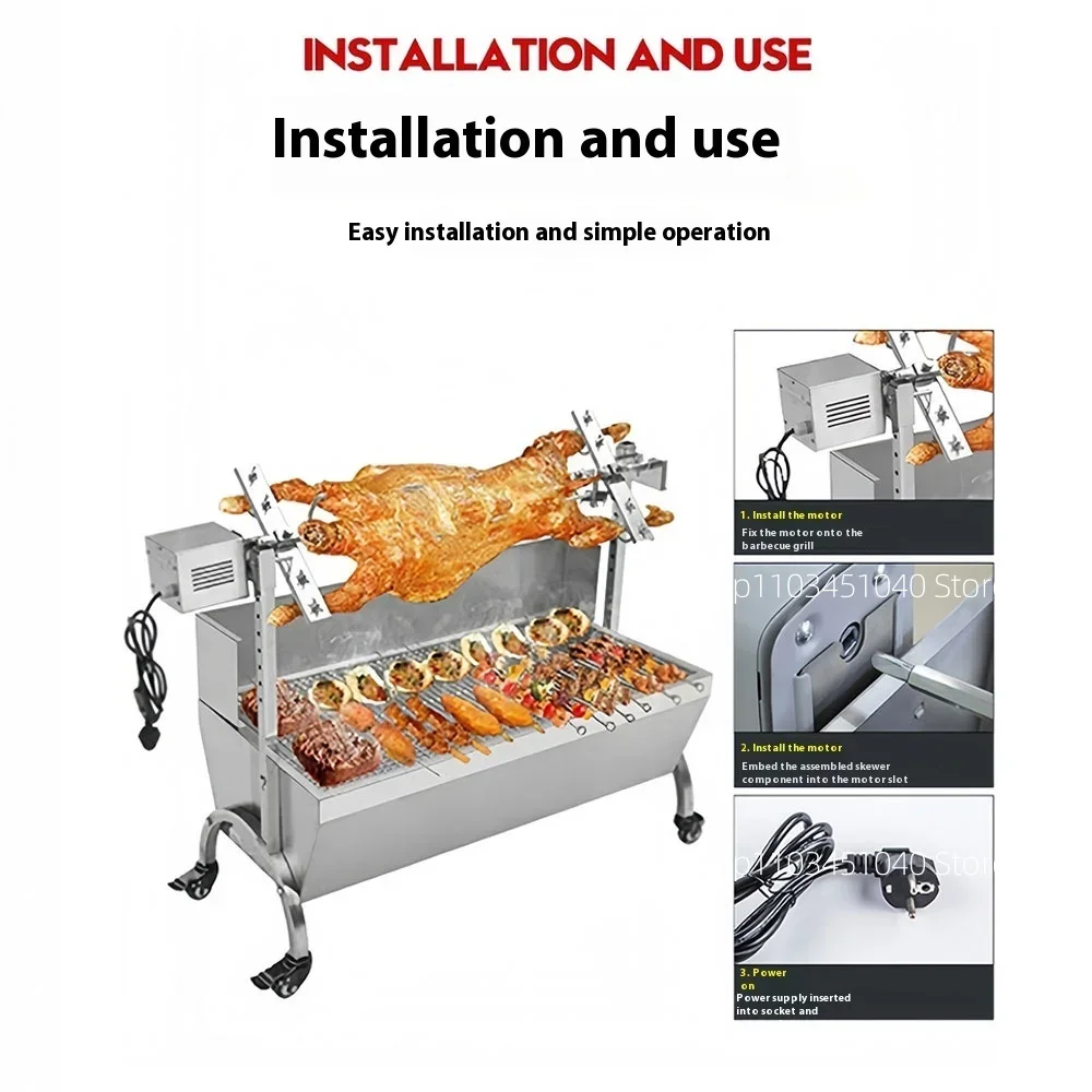 15W/28W/38W Grills Barbecue motor BBQ-127M Barbecue Grill Rotator Motor BBQ Roast Bracket Accessory 220V/110V