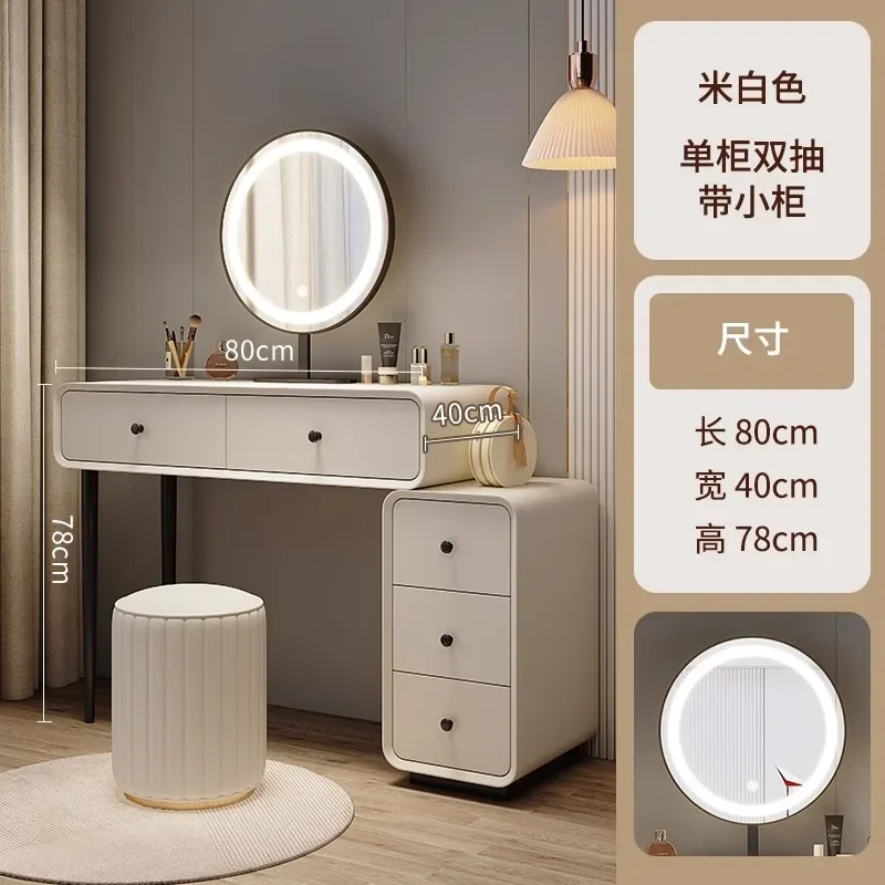 Princess Makeup Dressing Table Cosmetics Vanity Mirror Stool Dressing Table Woman Beauty Comoda Pra Quarto Office Furniture