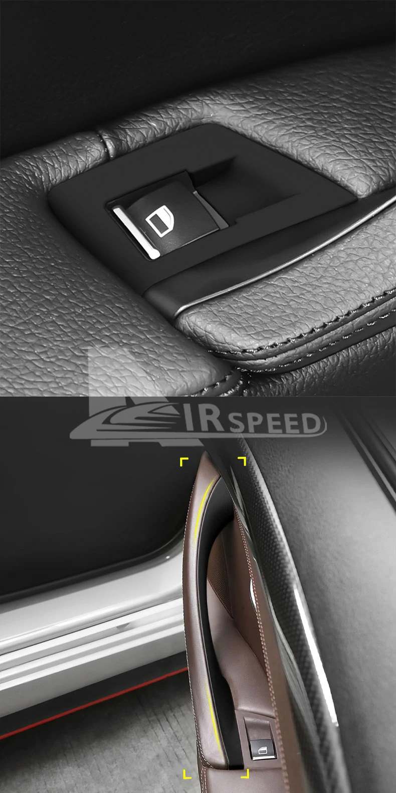 AIRSPEED für BMW F10 F11 520i 523i 525i 528i 530i 5er 2011–2017, hochwertiger ABS-Beifahrertürverkleidungsgriff, LHD RHD – Detail 8