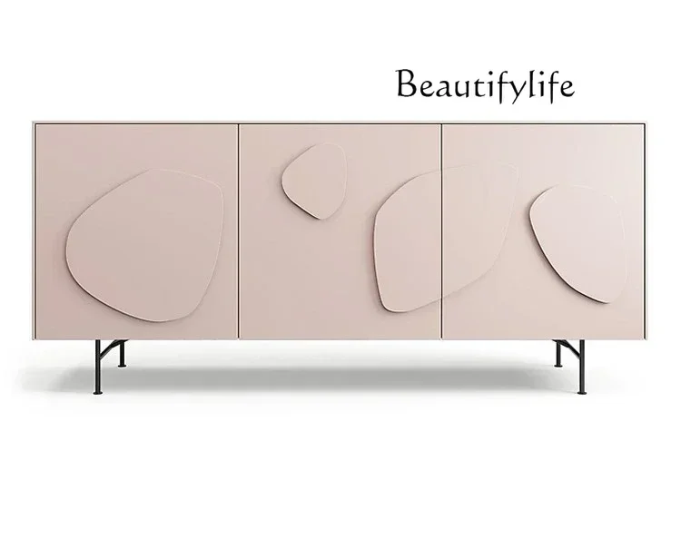 

S Matte paint locker creative personality dining side new house shoe cabinet bedroom decorative storage cabinet