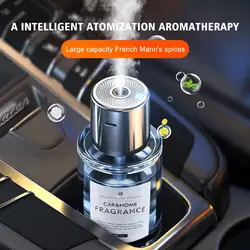 Car Mounted Intelligent Fragrance Spray Perfume Essential Oil Diffuser Humidifier Portable Car Bedside Fragrance Accessories