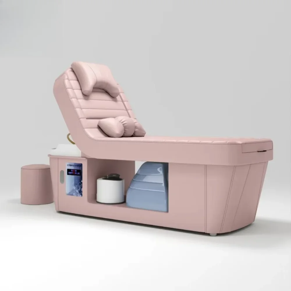 

Heated water treatment head Spa bed Reclining shampoo bed Electric