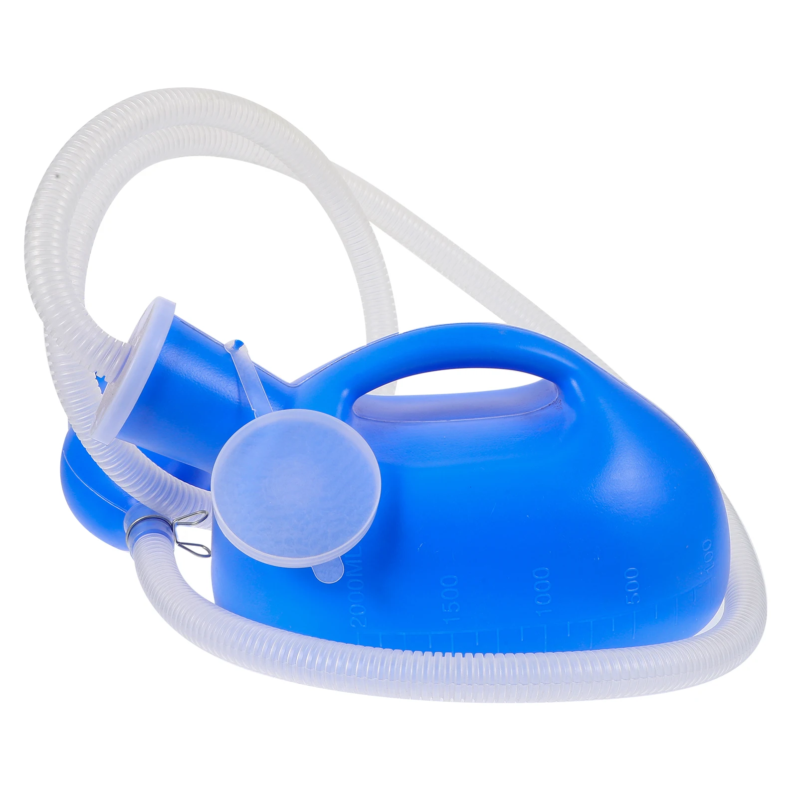 

Large Capacity 2000ml Portable Mens Urine Bottle Male Pee Pot with Tube for Home Hospital Travel Camping Elderly Patients