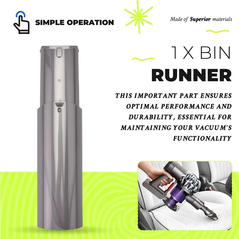 A98G-Bin Runner For Dyson V10 V11 V15 Vacuum Cleaner Replacement Parts Dust Bucket Baffle Cover Vacuum Cleaner Side Bag - view 6