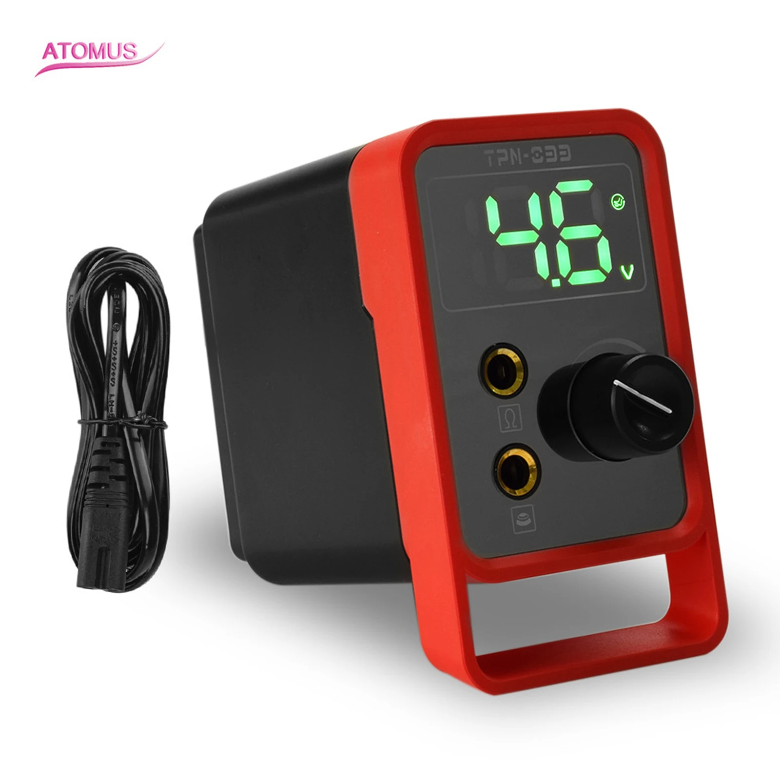 ATOMUS Tattoo Power Supply Voltage Stabilizer Regulator Transformer LED Digital Display For Tattoo Machine