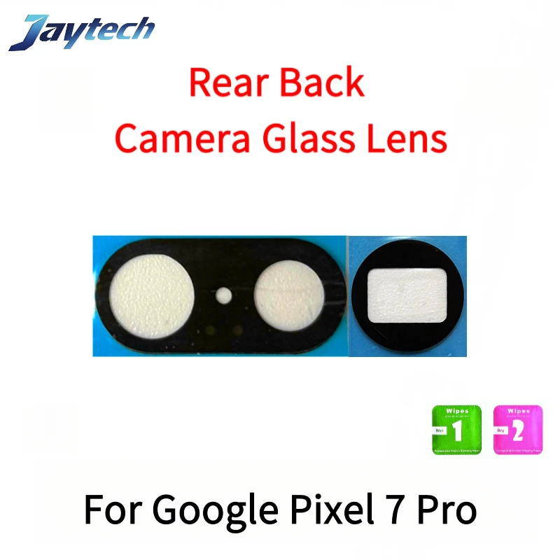 1 peça de vidro da câmera para google pixel 10 9 8 7 pro xl 7a 8a 9a lente de vidro da câmera traseira com cola adesiva