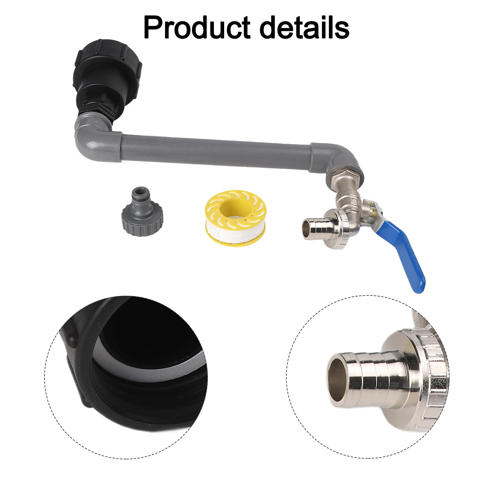 

Brass Connection Outlet Faucet Minimal Water Flow Resistance Space-saving Design Easy Installation Watering Tool