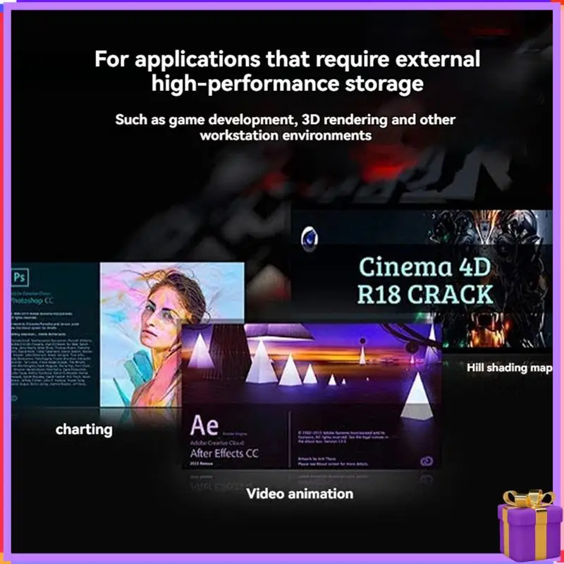 Advanced M2 SSD Adapter Nvme Enclosure M.2 To USB3.2 Case For NVME PCIE M Key SSD NVME To USB3.0/TYPE-C Converter