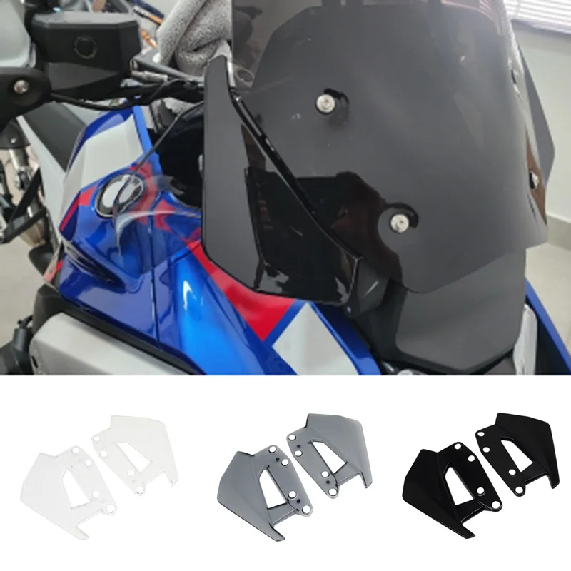 

Motorcycle Windscreen Windshield Side Spoilers Wind Shield Side Deflector For BMW R1300GS Triple Black 2024 Moto Accessories