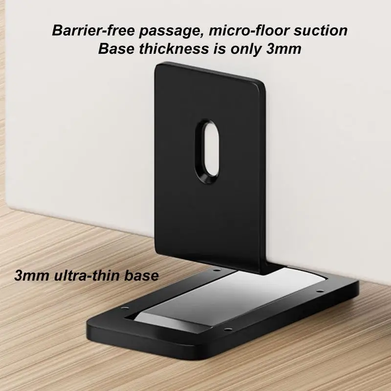 Magnetische deurstopper Deurvanghouder Geen boren Deurstopper Muurbeschermer Sterke magneet Deurstopper voor de onderkant van de deur