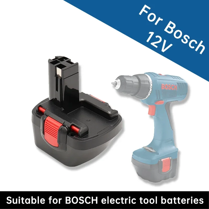 For Bosch 12V Rechargeable Battery 12V 12.8AH AHS GSB GSR 12 VE-2 Battery BAT043 BAT045 BAT046 BAT049 BAT120 BAT139