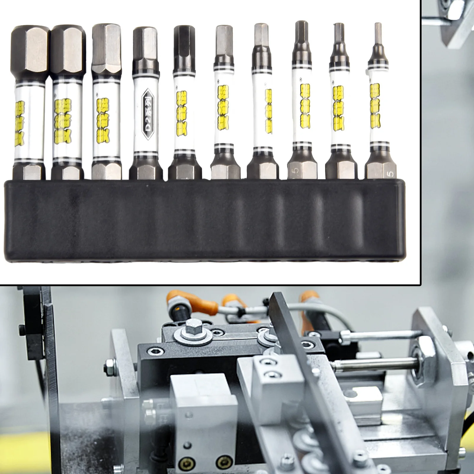 1/4 ไขควงชุด Bit Magnetic Impact Cross หกเหลี่ยม Torx พร้อมผู้ถือ Bit Anti Slip เครื่องมือไฟฟ้าสําหรับเครื่องใช้ในครัวเรือน
