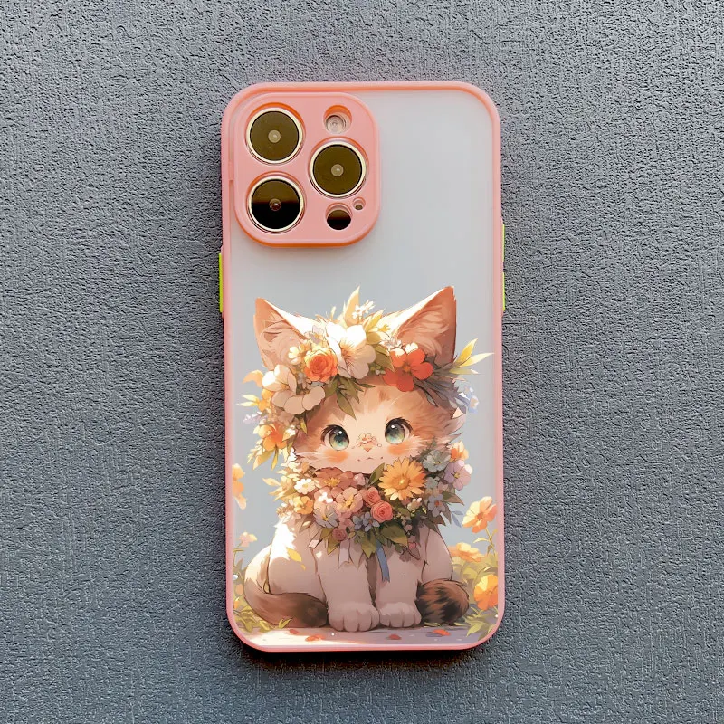 Katzen-Handyhülle im verschiedenen Stil für iPhone 17 16 13 12 Pro Max Mini 15 14 11 Pro Max Plus 16 Plus X XS XR Süße freche Katzenhüllen – Detail 6