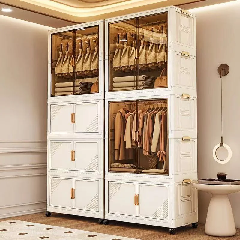 خزانة ملابس للأطفال بدون تثبيت، خزانة تخزين منزلية بسيطة، خزانة ملابس أطفال لغرفة النوم، حل تخزين الأثاث سهل الاستخدام