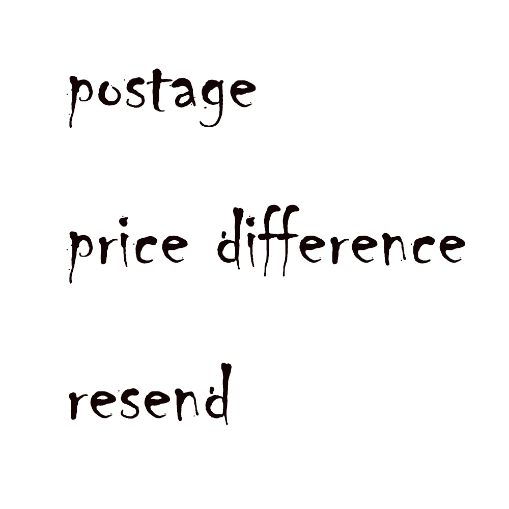 

почтовые расходы/разница в цене/повторная отправка
