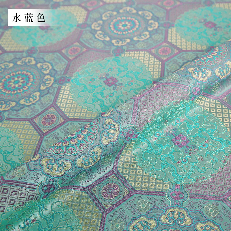 brocade jacquard clothing fabrics for sewing cheongsam dresses of DIY damask needlework meterial