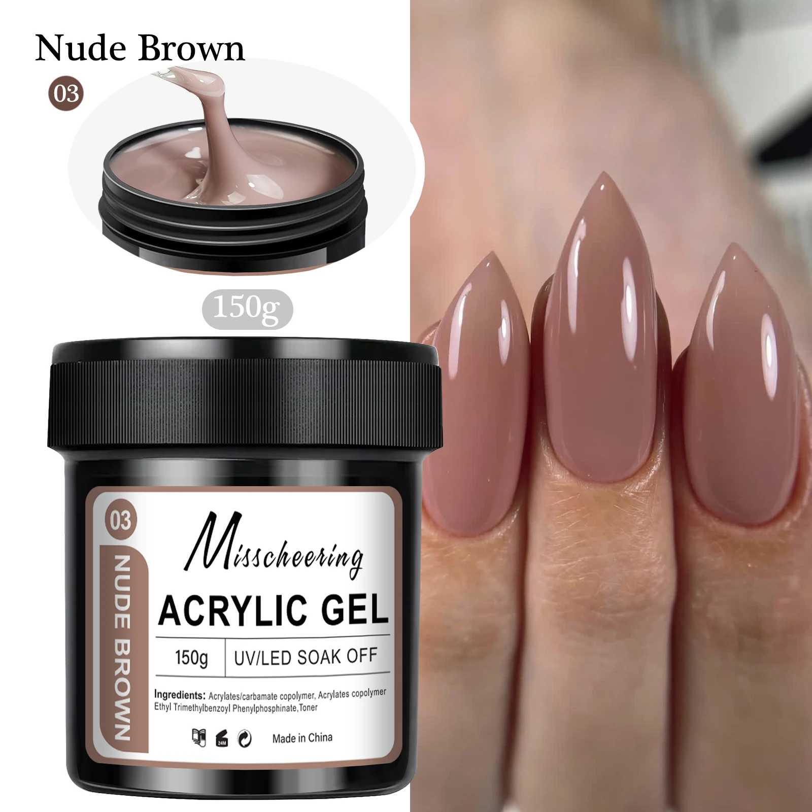1Jar 100/150G Poly Nail Gel Uv Led Uitgeharde Builder Nail Gel Acryl Kristal Nagelverlenging gel Voor Nagels Diy Thuis Salon