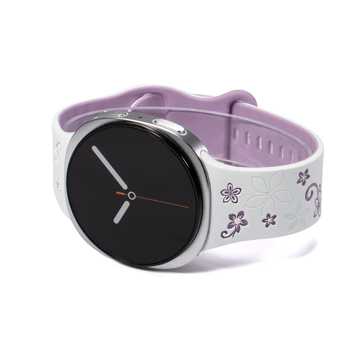 Bedrucktes Design-Armband für Samsung Galaxy Watch8 9 40 44mm Silikonband mit Gravur für Galaxy 8Classic 46 Blumenmuster-Armband – Detail 10