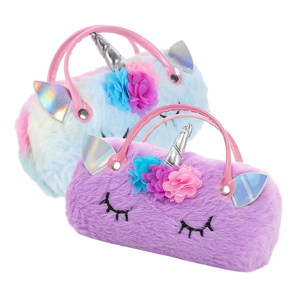 

Holders Unicorn Glasses Case Eyeglasses Cases Storage Box Microfiber Fleece Student