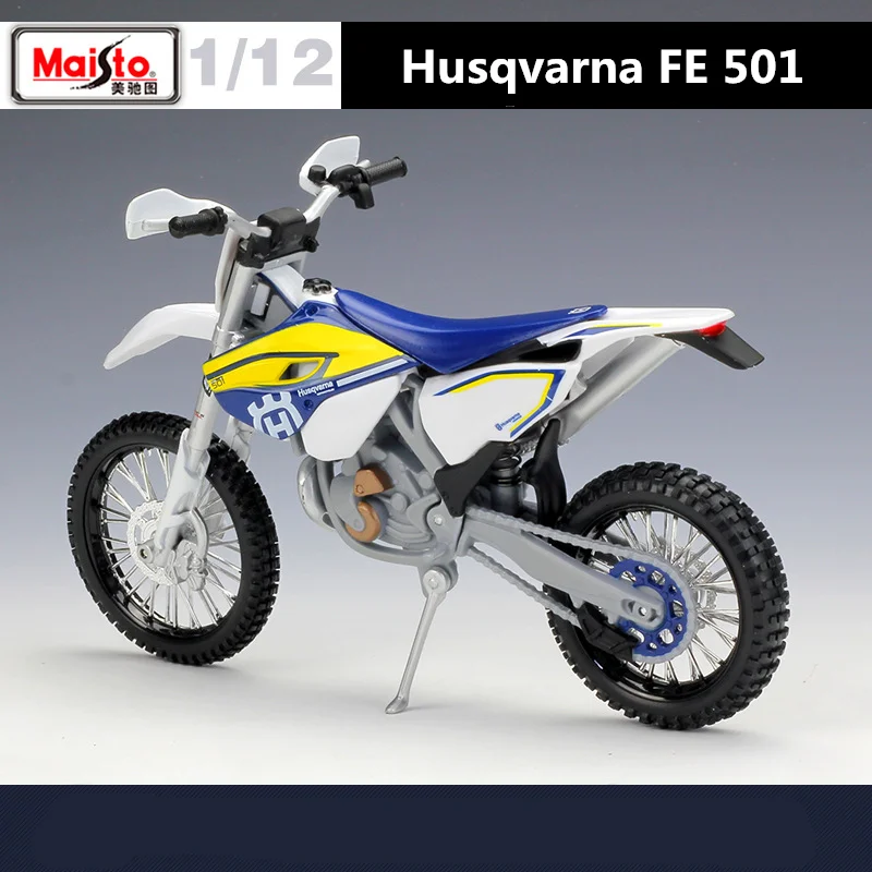 Maisto 1:12 Husqvarna FE 501 Alloy Cross-country Motorcycle Model Diecasts Street Racing Motorcycles Model Simulation Kids Gifts