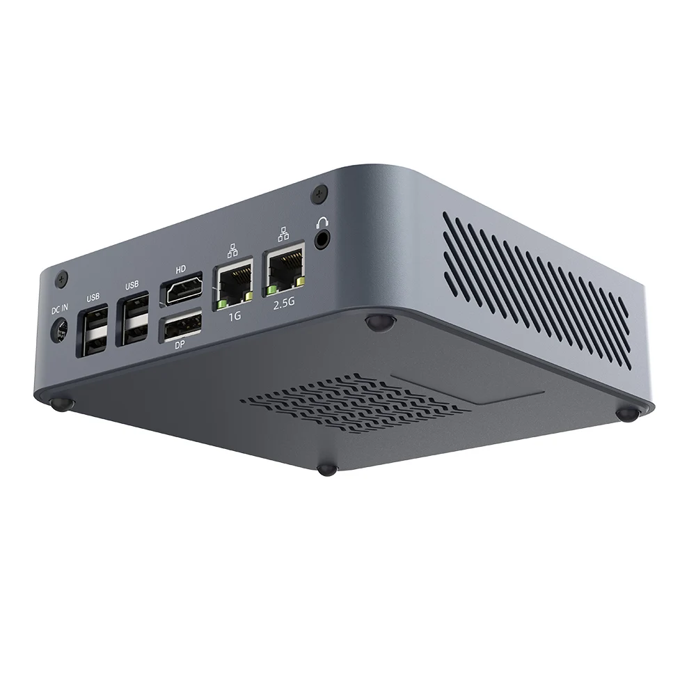 ADM R7 كمبيوتر ألعاب صغير 5800H DDR4 16G 32G Dual 2.5G Lan Windows11 R5 5600H ألعاب كمبيوتر مكتبي صغير Type-C PD Wifi6