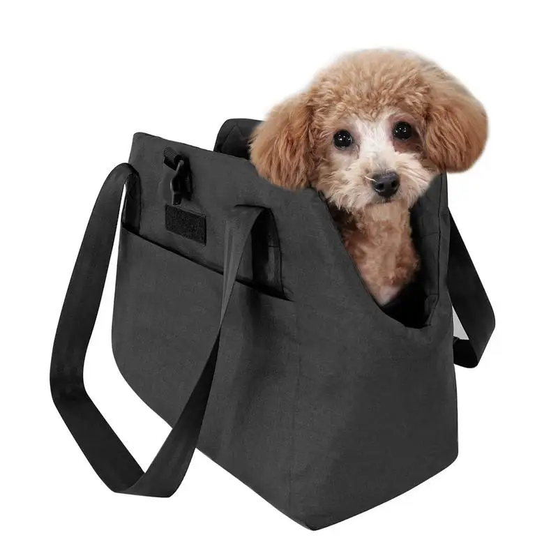 

Heated Dog Carrier Bag Adjustable USB Heated Puppy Shoulder Carrier Pet Carrier For Medium Cats Small Dogs Heated Soft Portable