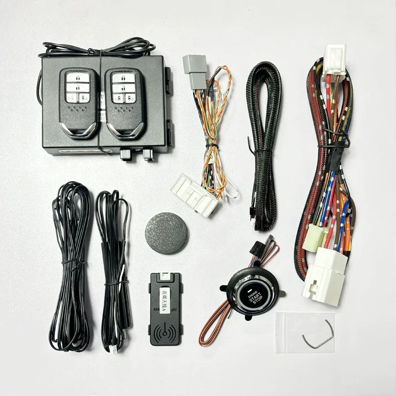 

For Old Honda Acura MDX CIVIC FIT CITY CRV Add Push Button Start Stop Car Alarm Remote Key Control PKE Keyless Go System
