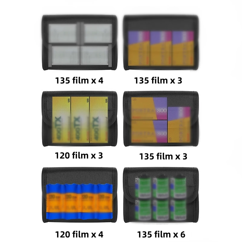 For Camera Film Anti-X-Ray Film Storage Bag Shielding Lead Film Storage Bag