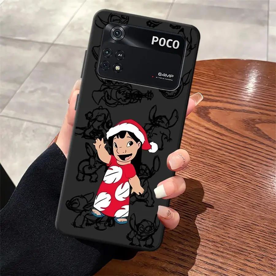 لينة عودة غطاء الهاتف القضية ل Xiaomi Poco C65 C50 F3 F4 F5 C51 X3 X4 X5 M5 M3 M4 برو عيد الميلاد لطيف غرزة #2