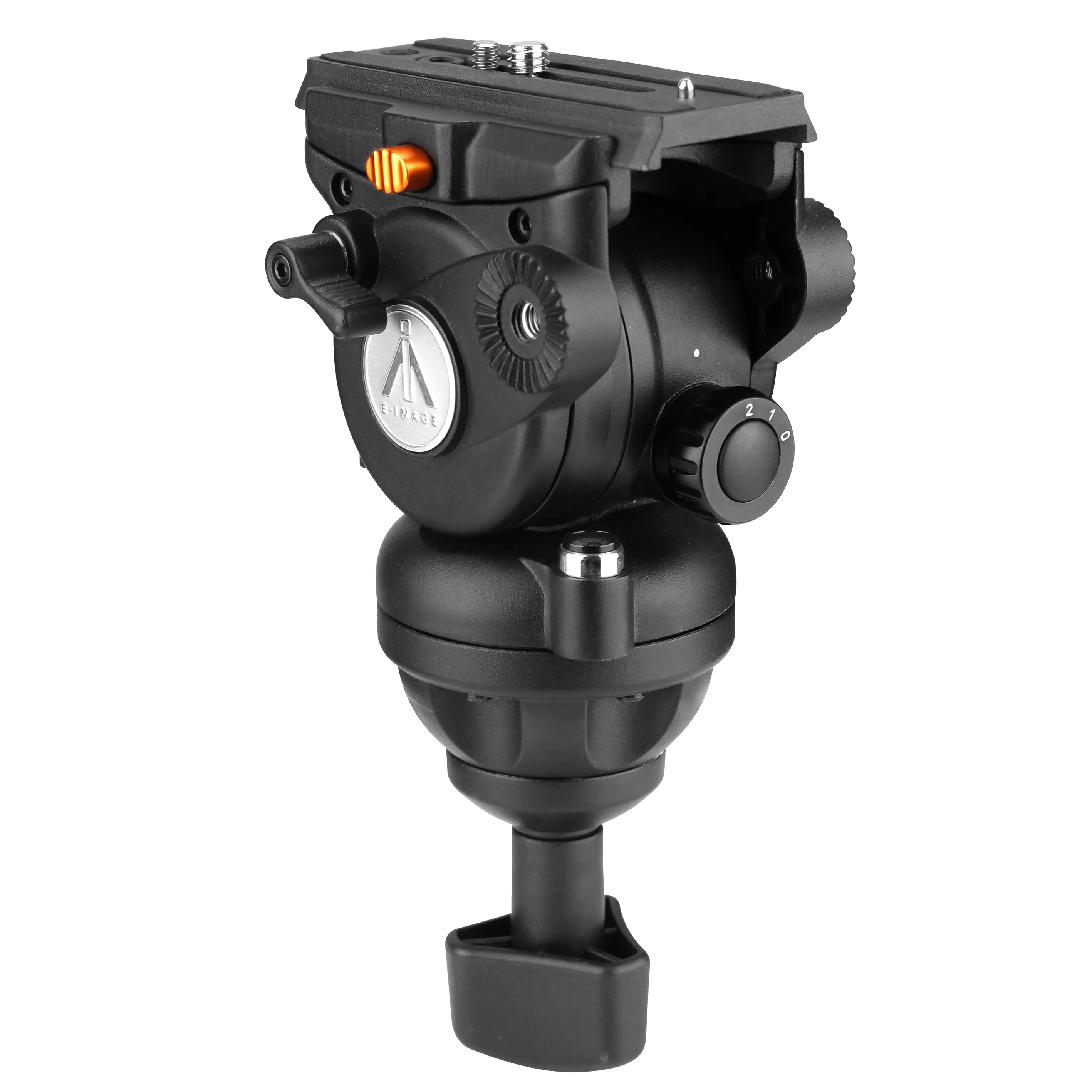 

GH05 Video Tripod Head 2 Grades Counterbalance 75mm Bowl Size for Lightweight HDV Camcorders