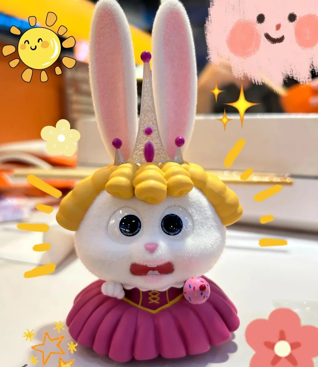 (op voorraad) PLZDOT Het geheime leven van huisdieren Sneeuwballen leven Blind Box Figuur Konijn Boss Collectible Model Toy Officieel cadeau