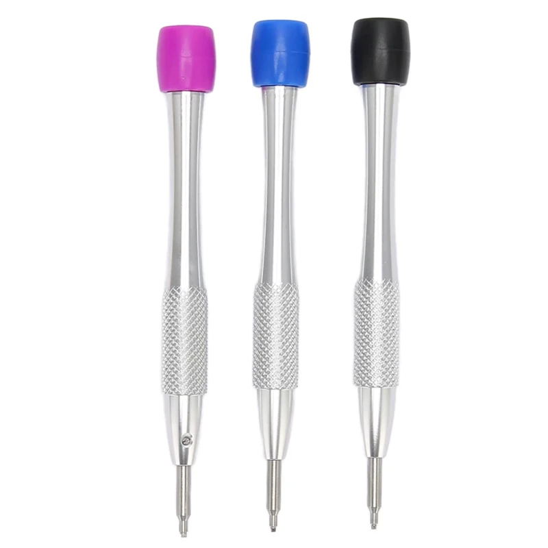 ATTWO-Watch Movement Screwdriver Set Triangular Rotor Screwdriver Suitable For RLX 3235 Movement Watch Accessories 3-Piece Set