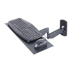 WH01 Wall Mount Keyboard Support 2 in 1 Monitor Keyboard Holder Arm