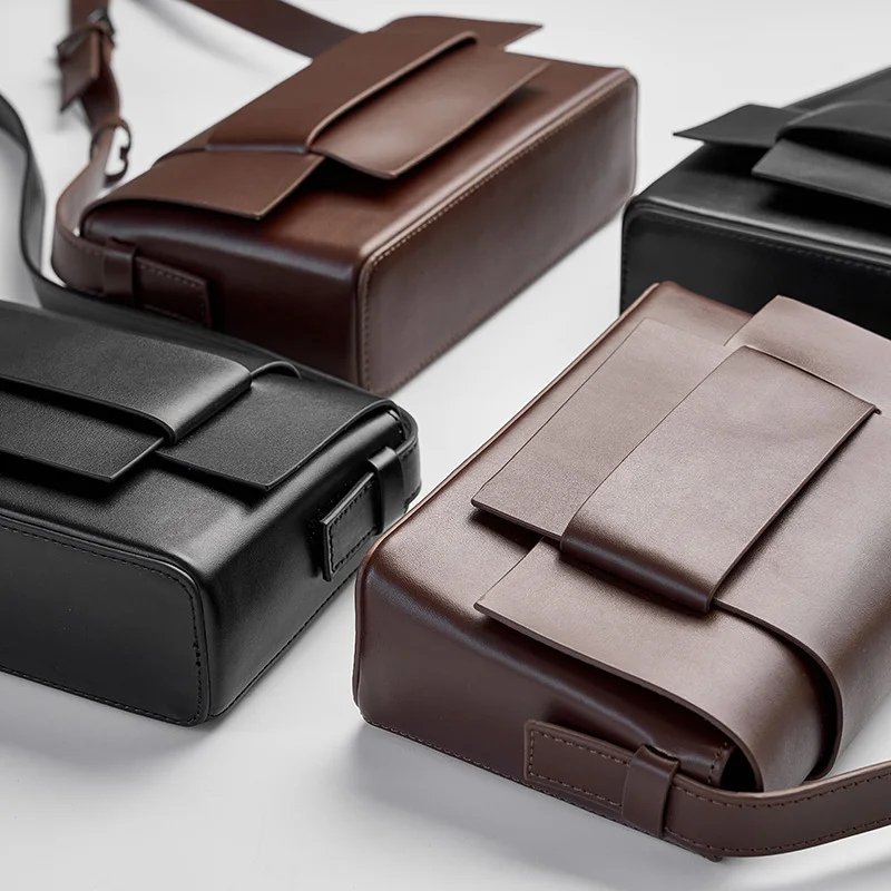 Genuine Leather Women's Bag 2025 New Weave Style Women Crossbody Bag Fashion High Quality Cowhide Shoulder Bags Holiday Gifts image 4