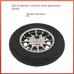 Electric Vehicle Wheel Hub, Battery 300-8, Front Wheel Steel Rim, Car Wheel, Leisure Tricycle Wheel Hub