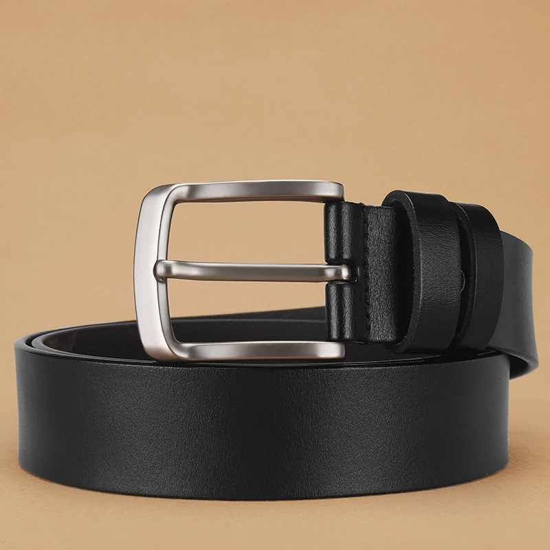 الرجعية الرجال دبوس مشبك حزام بولي PU موضة مطابقة الرجال رداء غير رسمية بنطلون حزام العصرية هدايا عيد ميلاد الرجال #3