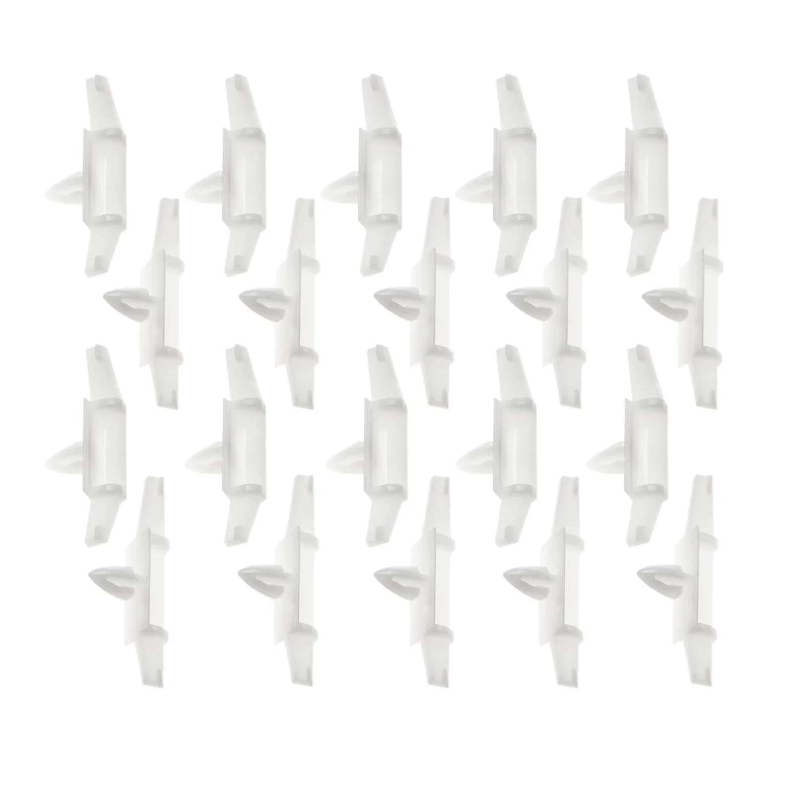 20Pcs 91528-S01-A01 Car Drip Moulding Clip Door Window Decorative Strip for Honda 4 Door Civic 1996-2005 Car Interior Fastener