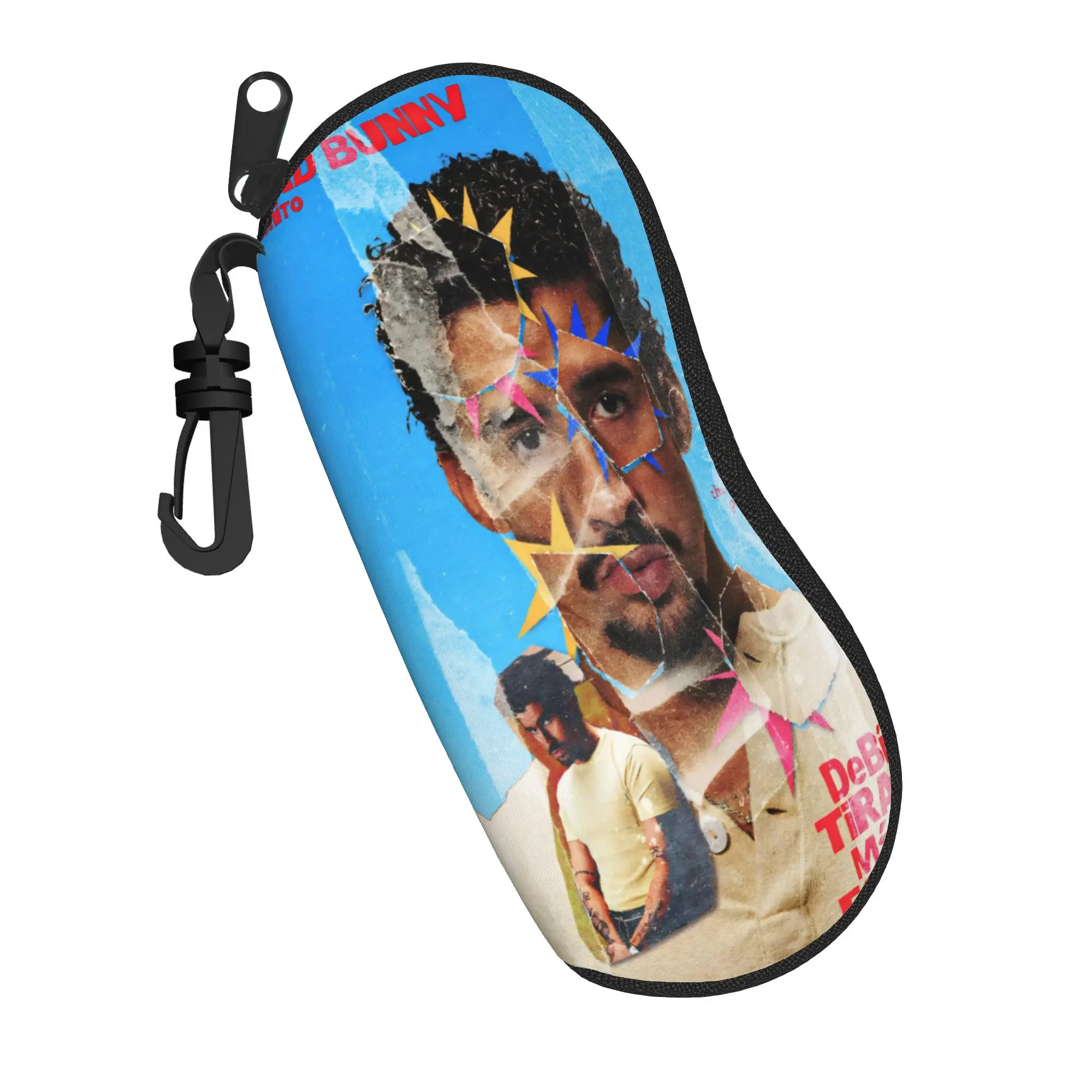 Harajuku Bad Bunny DTMF Tour 2026 Glasses Case Waterproof Box  Sunglasses Storage Box Ins Style Eye Contacts Case