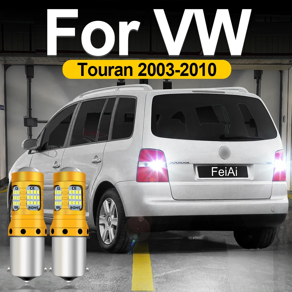 

LED Backup Reverse Lights For Volkswagen VW Touran 2003 2004 2005 2006 2007 2008 2009 2010 1T2 1T1 Touran Accessories Back Light