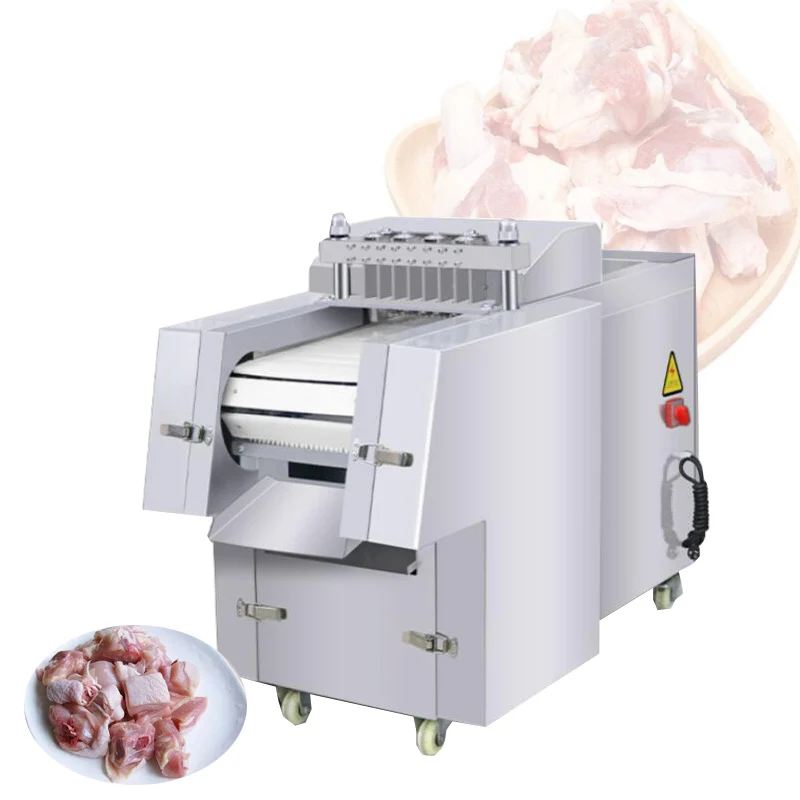 Máquina para cortar carne en cubitos, máquina para cortar pepita de pollo, para cantina, Hotel, procesamiento de carne, cortadora de carne